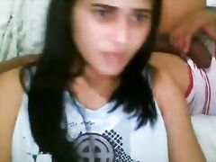 Indian Colg With BF Naked On Webcam Jerking Him Off.